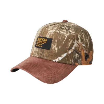 NEW ERA New Era Outdoor 9Forty A-Frame Suede Visor "Real Tree Camo"