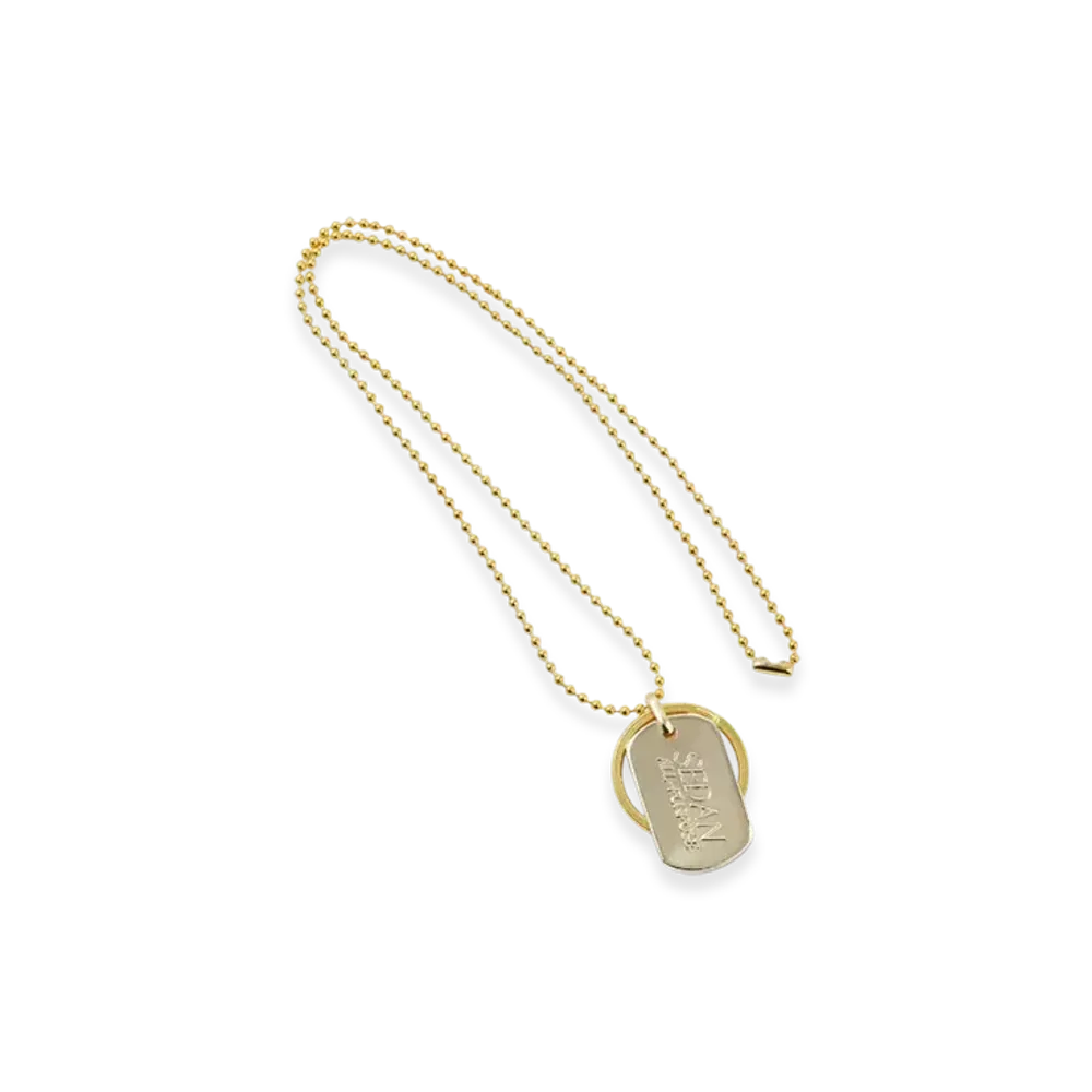 SEDAN ALL-PURPOSE OG Logo DOGTAG Key Ring "Gold"