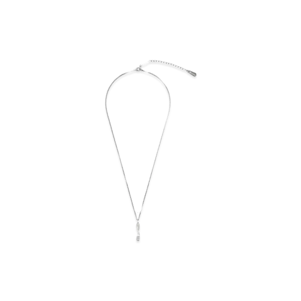 Paul Smith Shadow Stripe Emboss Necklace "Silver"