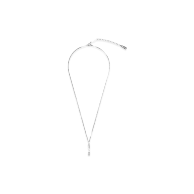 Paul Smith Shadow Stripe Emboss Necklace "Silver"