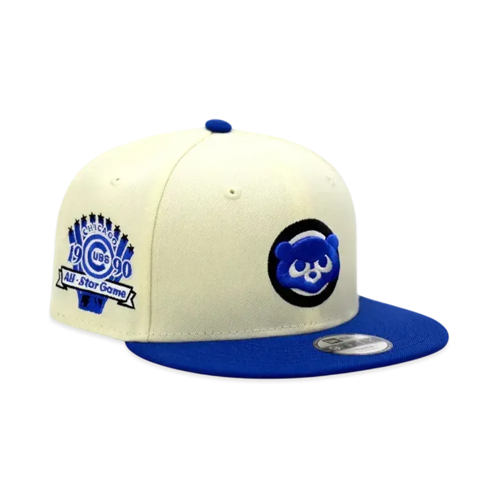 NEW ERA x THE CAP Youth 9Fifty 'Tokyo Series 01' Chicago Cubs "Chrome/Light Royal"