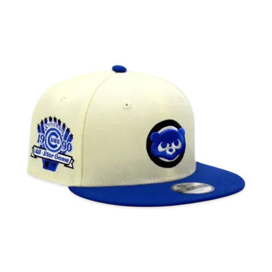 NEW ERA x THE CAP Youth 9Fifty 'Tokyo Series 01' Chicago Cubs "Chrome/Light Royal"
