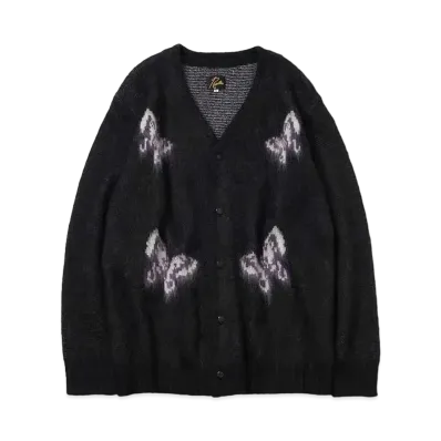 Needles FREAK'S STORE Mohair Cardigan- Papillon "Black"