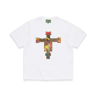 DENIM TEARS Crucifixion Tee "White"