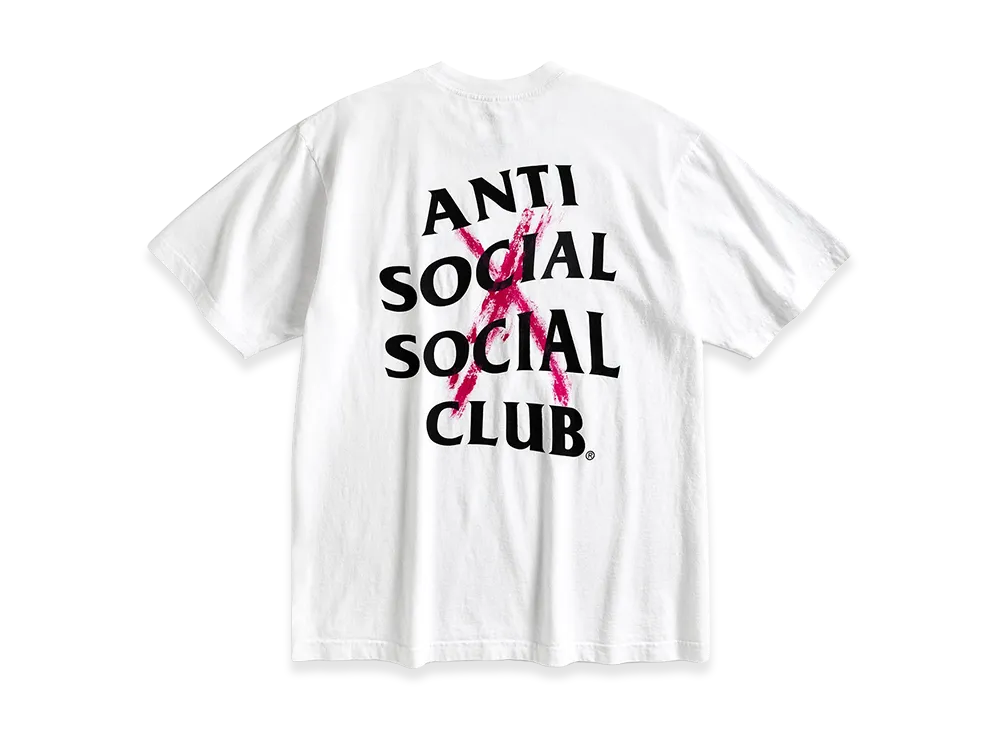 ANTI SOCIAL SOCIAL CLUB Cancelled Paint Tee "White"