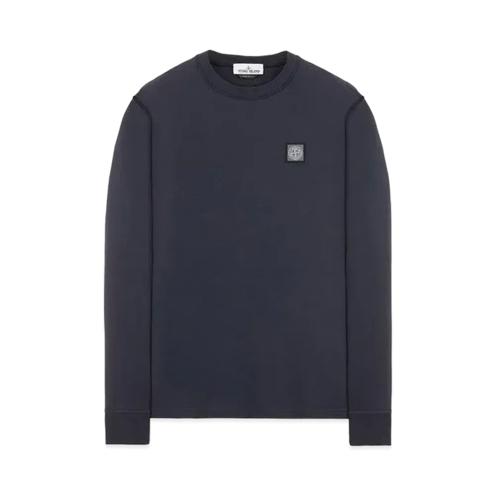 Stone Island 21842 COTTON JERSEY 20/1 'FISSATO' EFFECT_SLIM FIT "Blue"