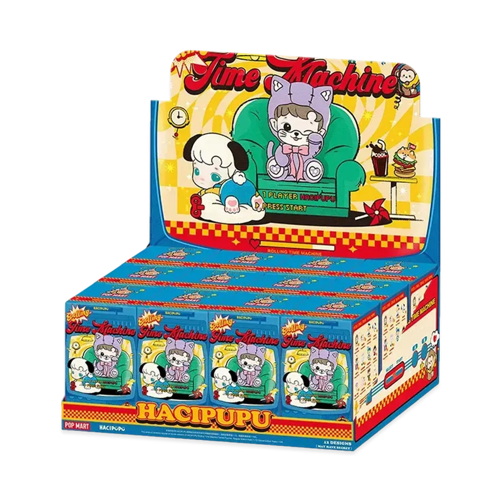 POP MART HACIPUPU Rolling Time Machine Series Figures [Assortment Box]