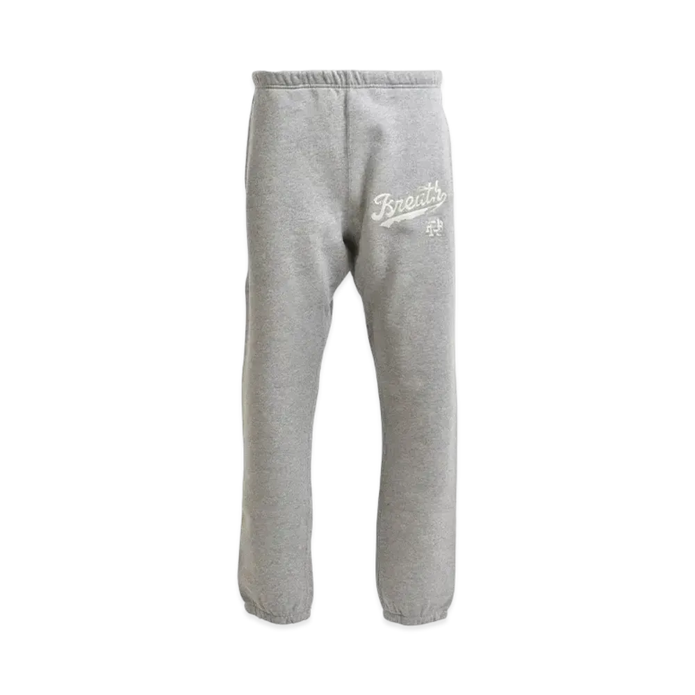BREATH Logo Crash Sweat Pants "H.Grey"
