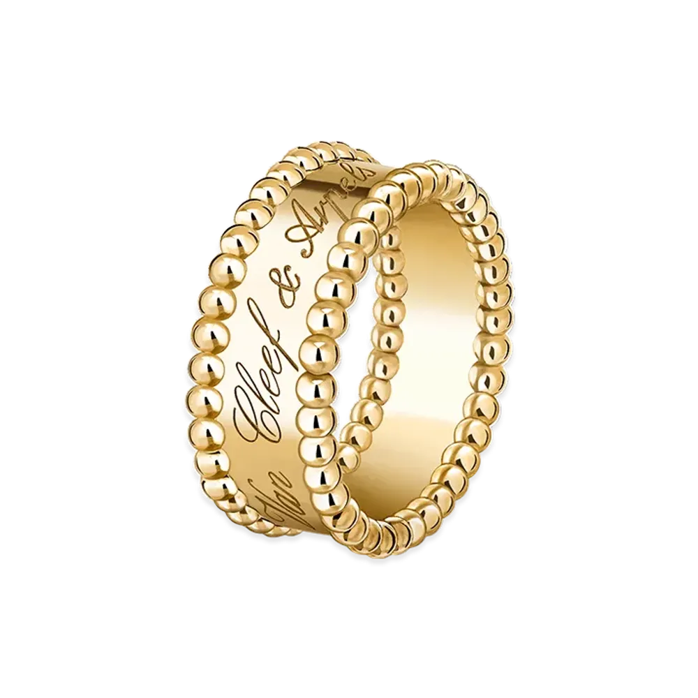 Van Cleef & Arpels Perlee signature ring "18K Yellow gold"