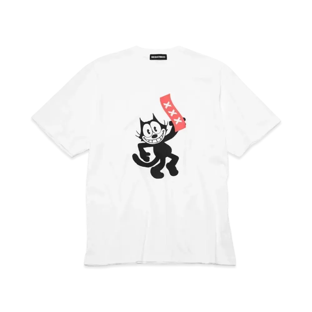GOD SELECTION XXX T-SHIRT GX-A22-FEST-02 "White"