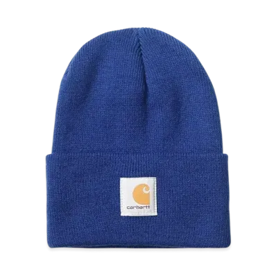 Carhartt Knit Cuffed Beanie Watch Cap C Logo "Dask Blue"