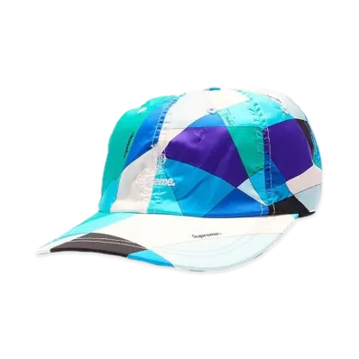 Supreme x Emilio Pucci 6-Panel "Blue"