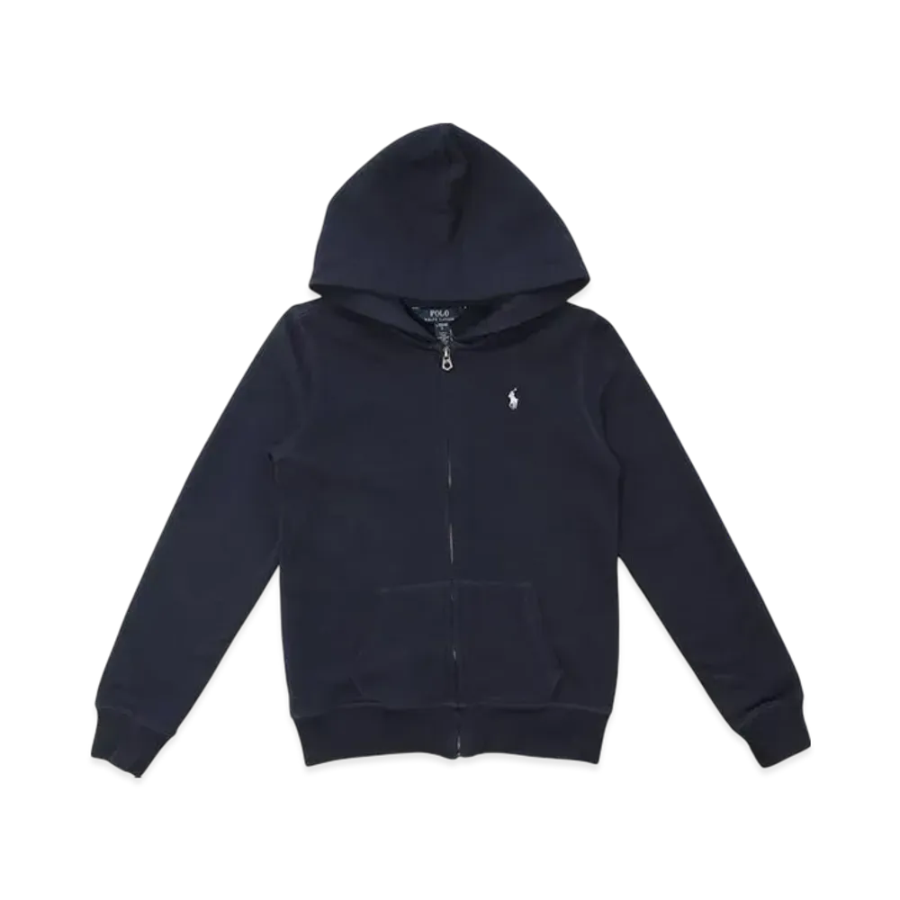 Polo Ralph Lauren Kids French Terry Full-Zip Hoodie "Navy"