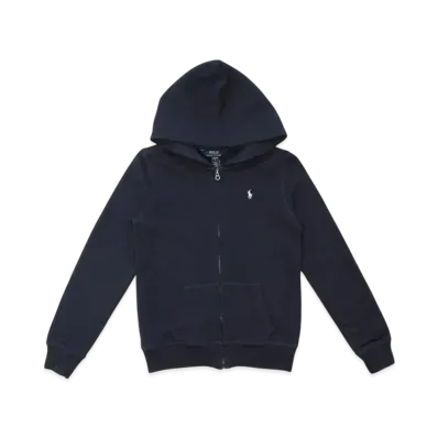 Polo Ralph Lauren Kids French Terry Full-Zip Hoodie "Navy"