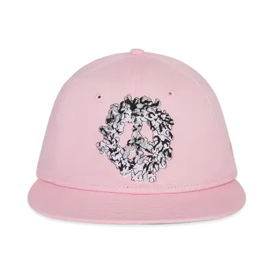 DENIM TEARS Peace Wreath Cap "Pink"