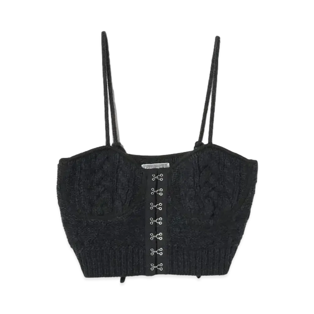 BEAMS COUTURE LINGERIE Cable Corset "Black"