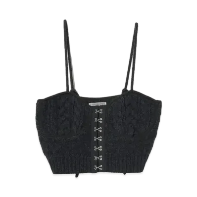 BEAMS COUTURE LINGERIE Cable Corset "Black"