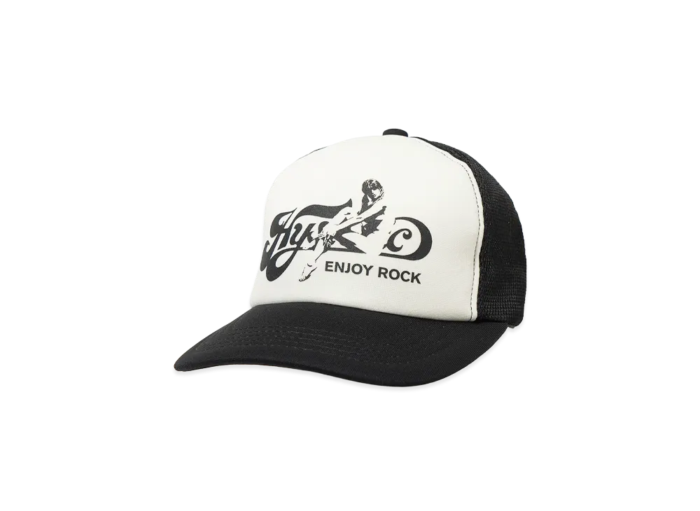 HYSTERIC GLAMOUR Enjoy Rock Mesh Cap "Black"