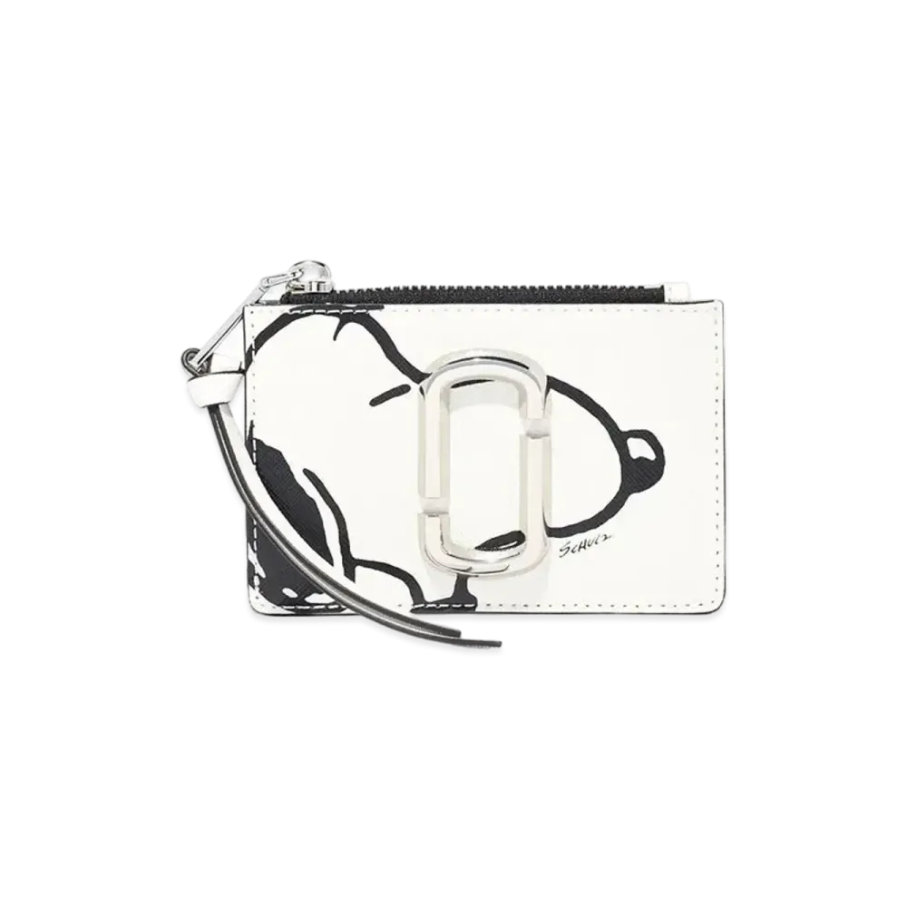 Marc Jacobs Peanuts X Marc Jacobs The Snapshot Top Zip Multi Wallet "Cotton Multi"