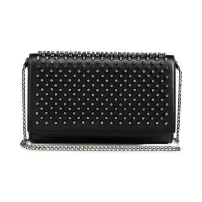 Christian Louboutin Paloma Clutch "Black/Gunmetal"
