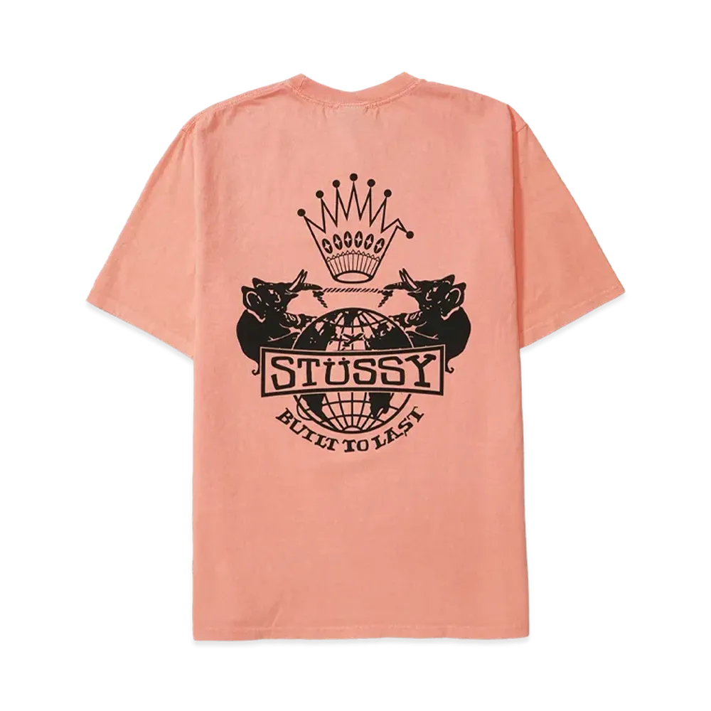 Stussy Built To Last Tee Pigment Dyed "Sherbert"