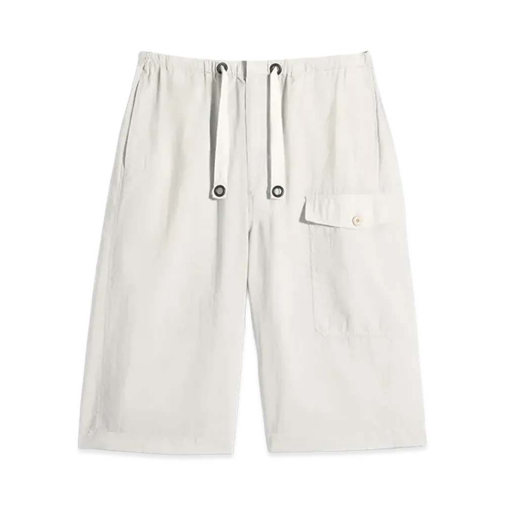 LEMAIRE Washed Technical Cotton Cargo Easy Shorts "Plaster"