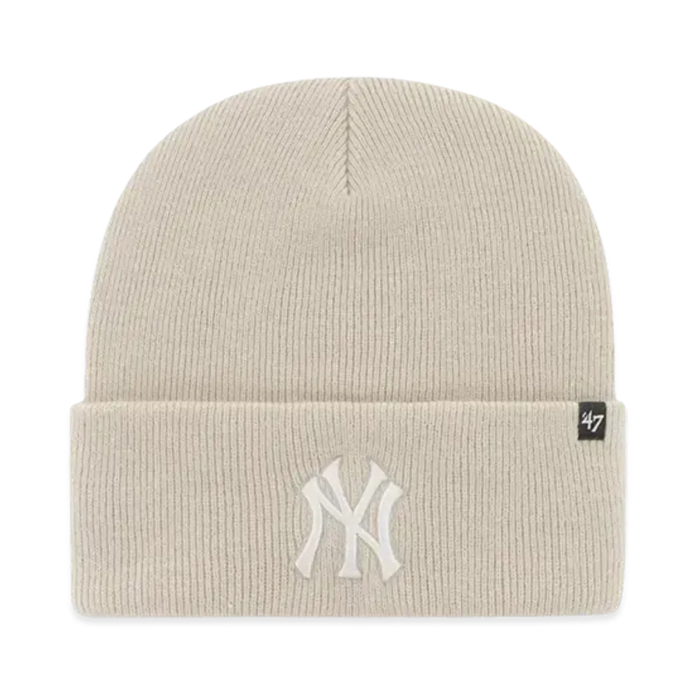 47 NYY MLB Haymaker Cuff Knit "NY Bone"