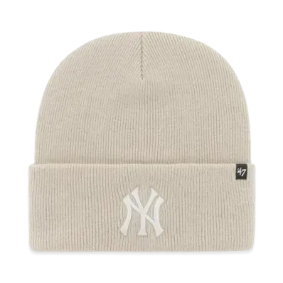 47 NYY MLB Haymaker Cuff Knit "NY Bone"