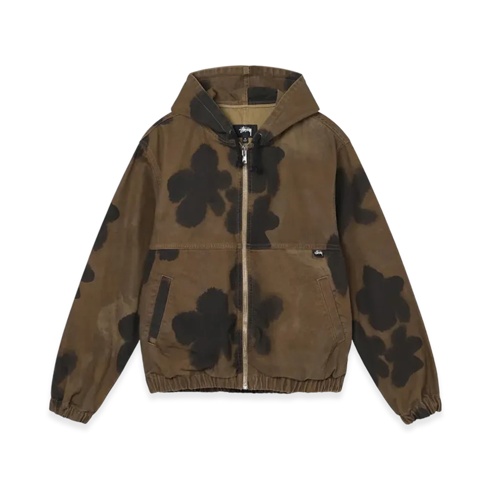 Stussy Floral Dye Work Jacket "Brown"
