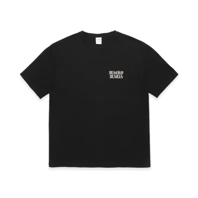 WACKO MARIA Washed Heavy Weight T-Shirt "Black"