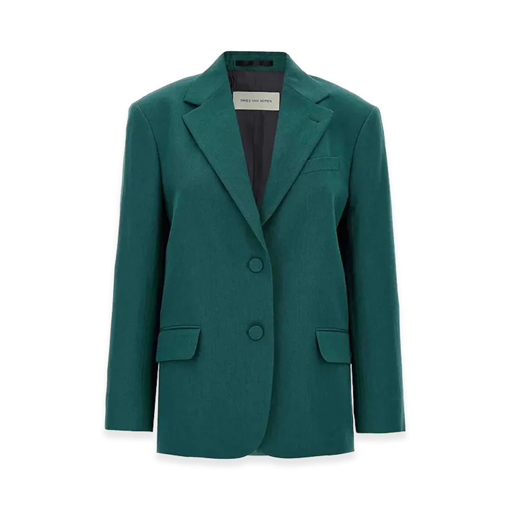 DRIES VAN NOTEN Women's Birdy Blazer "Green"