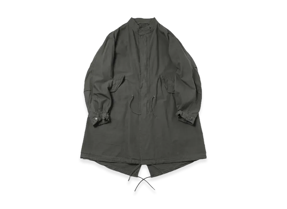 A.PRESSE Vintage Washed Wool M-65 Field Parka "Olive"