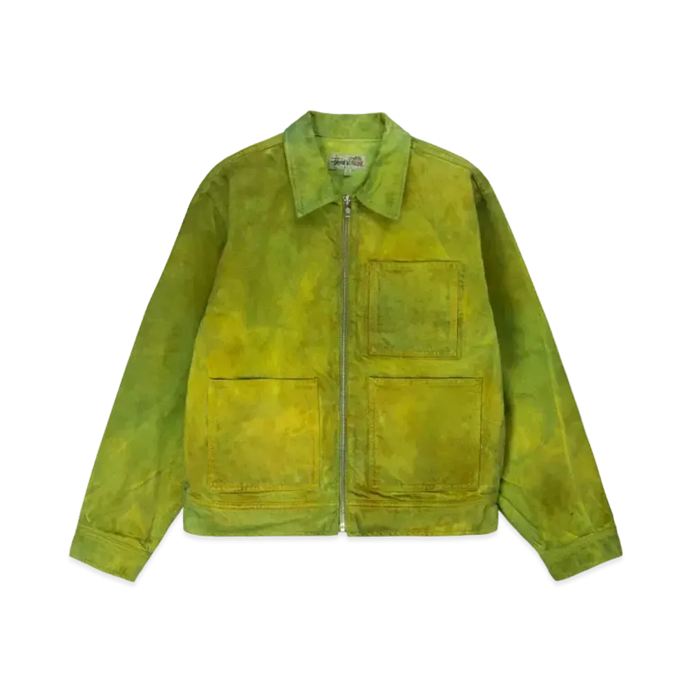 Stussy Wonderland Hand-Dyed Work Jacket "Green"