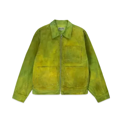Stussy Wonderland Hand-Dyed Work Jacket "Green"