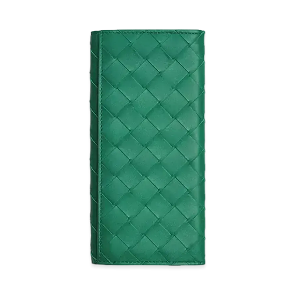 Bottega Veneta Long Wallet "Racing Green"