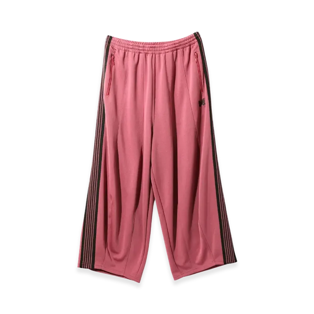 NEEDLES H.D. Track Pants Poly Smooth "Smoke Pink"