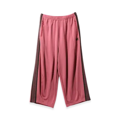 NEEDLES H.D. Track Pants Poly Smooth "Smoke Pink"