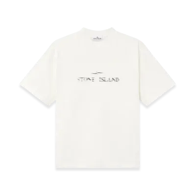 Stone Island 2100001 Combed Organic Cotton Jersey "Ivory"
