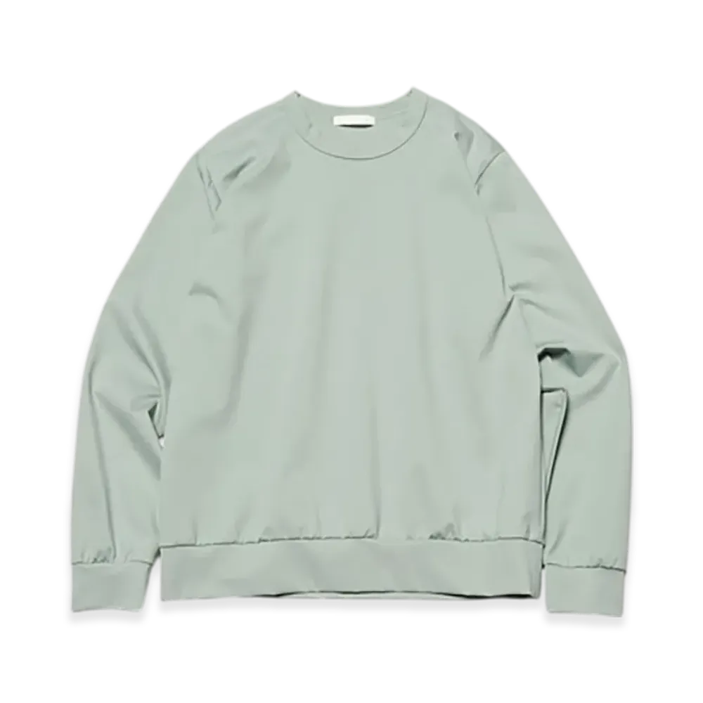 SOPHNET. Taut Ponte Crewneck Top "Sage"