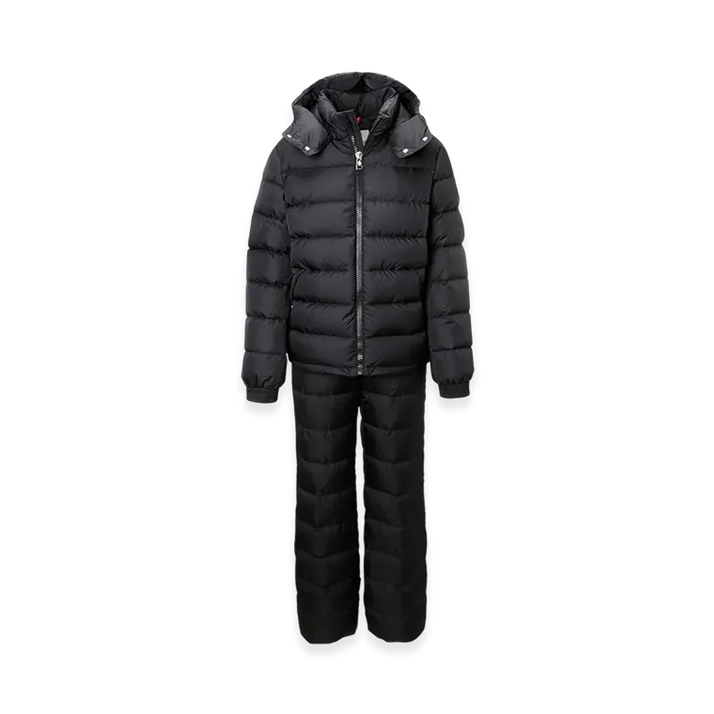 MONCLER Kids Benjynf Down Skiwear Set "Black"