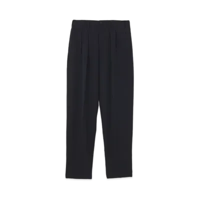 Yohji Yamamoto Pour Homme COSTUME D'HOMME SUITS GABARDINE 2 TUCK PANTS "Navy"