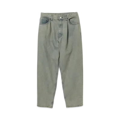 BEAMS Wide Tapered Denim "Pinkused"