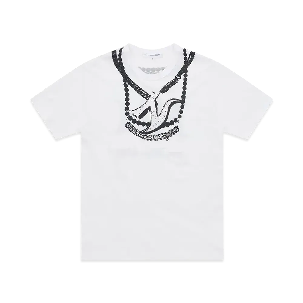 COMME des GARCONS SHIRT x ASAP Nast Chain Tee "White"