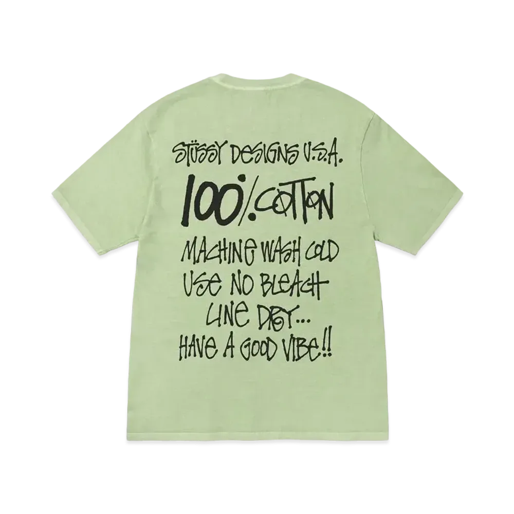 Stussy 100% Pigment Dyed Tee "Sage"