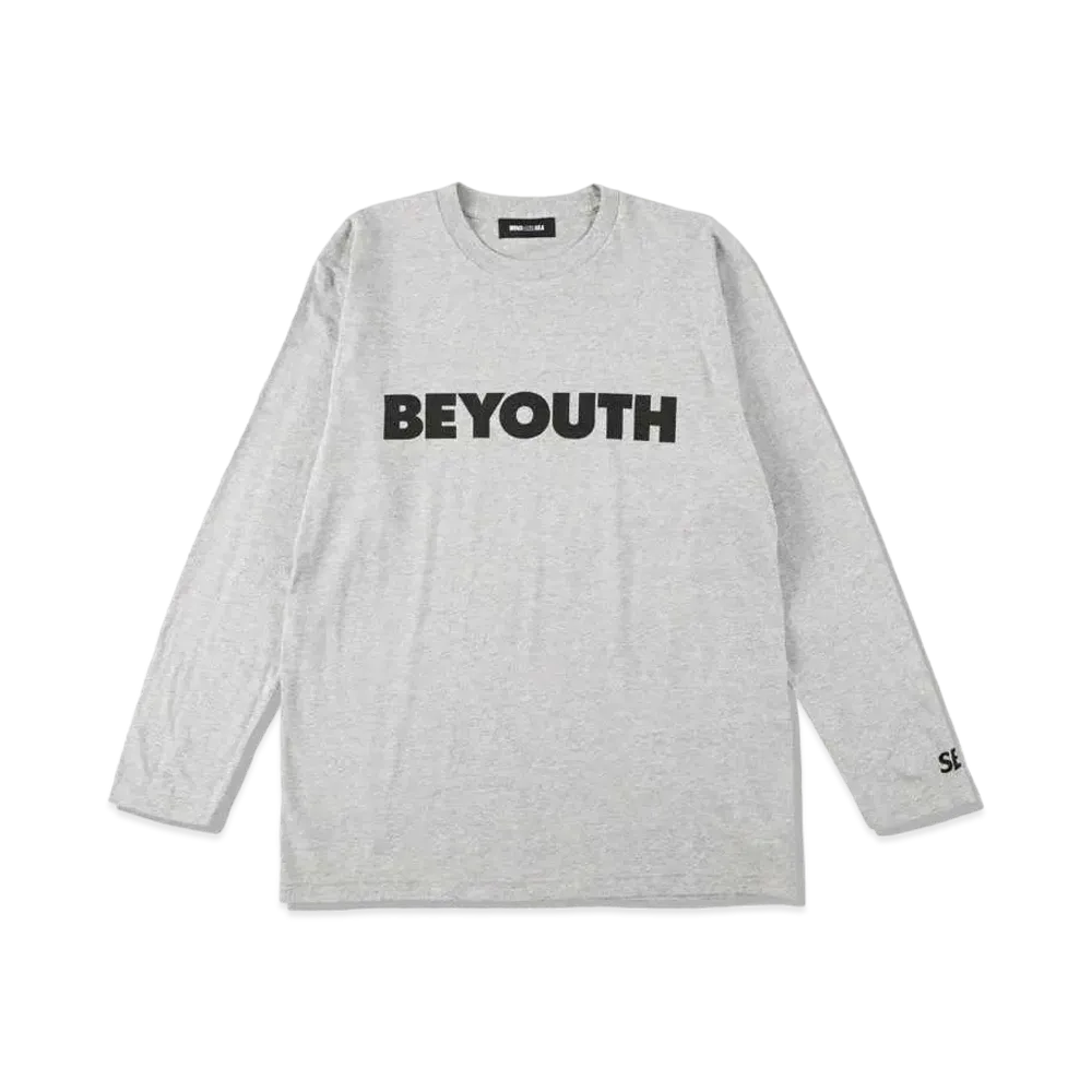 WIND AND SEA BE YOUTH L/S TEE "Gray"