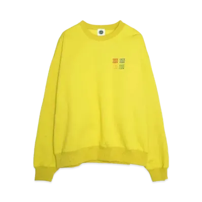 CITY COUNTRY CITY Embroidered Logo Sweatshirt_ CCCC "PISTACHIO"