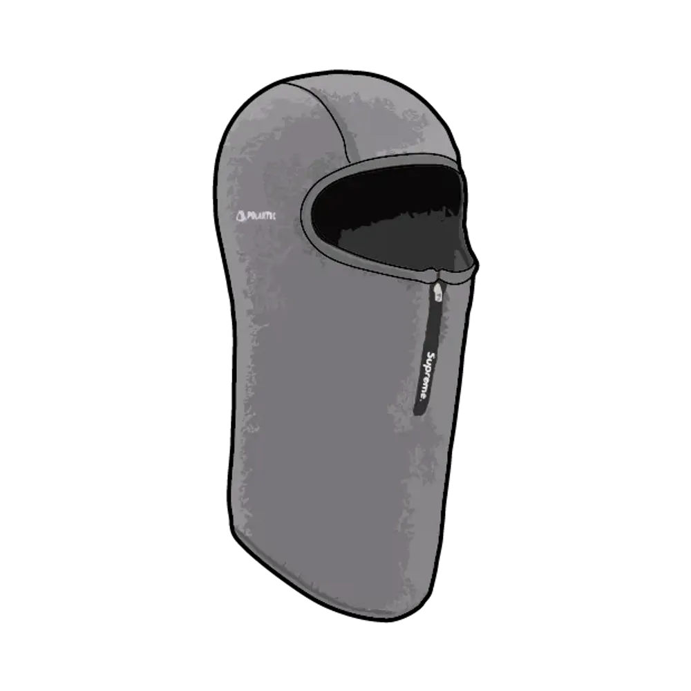 Supreme Polartec Zip Balaclava "Grey"