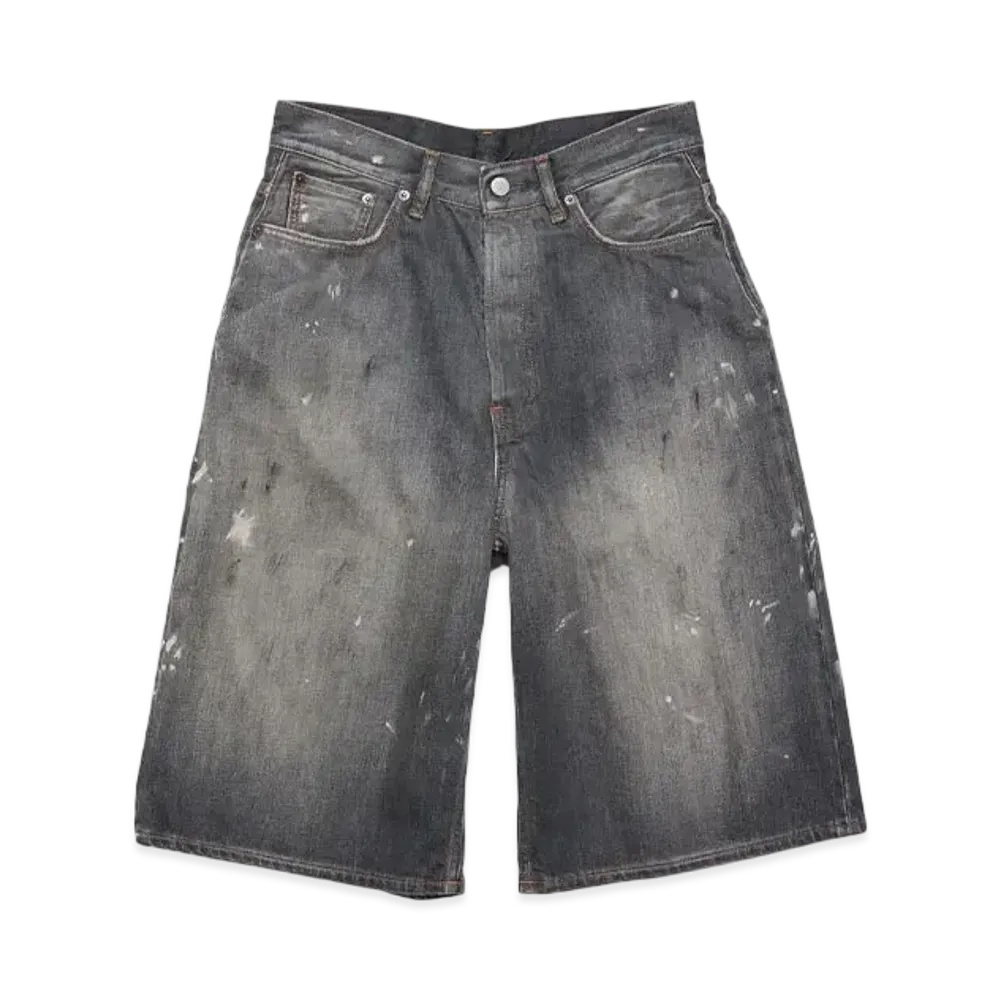 Acne Studios Denim Shorts - Loose Fit "Black"