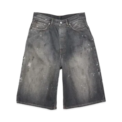 Acne Studios Denim Shorts - Loose Fit "Black"