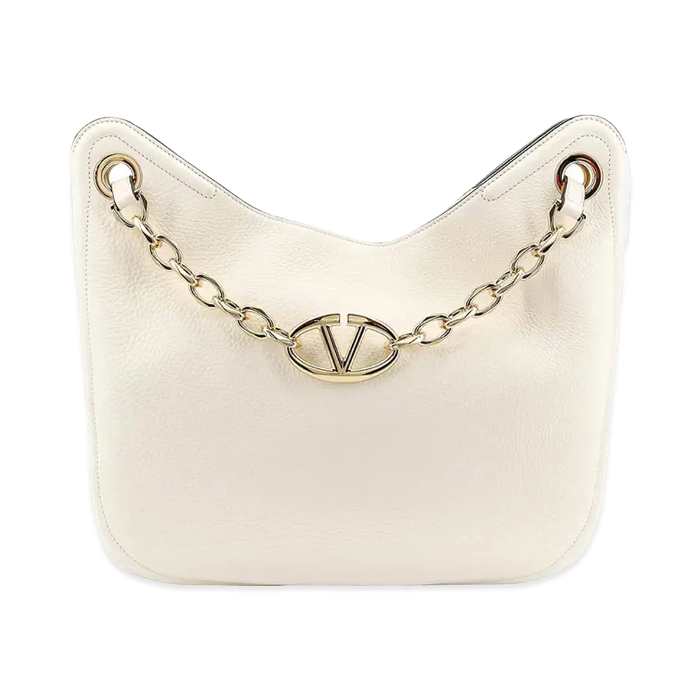 Valentino Women's Leather Shoulder Bag "White"